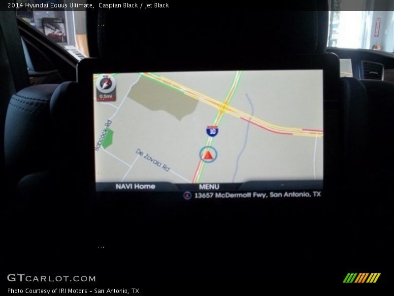 Navigation of 2014 Equus Ultimate