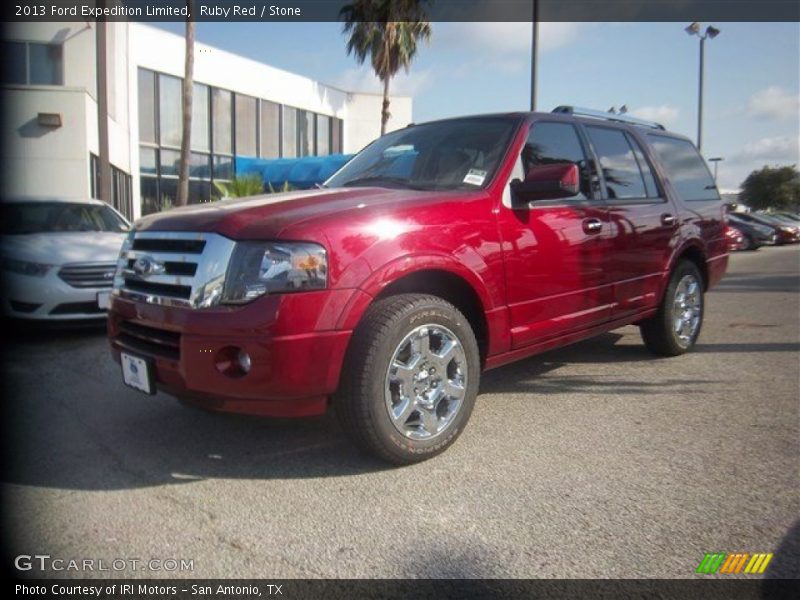 Ruby Red / Stone 2013 Ford Expedition Limited