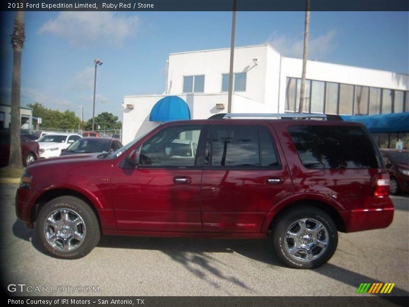 Ruby Red / Stone 2013 Ford Expedition Limited