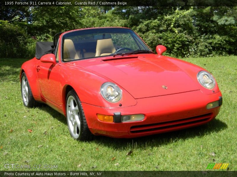 Front 3/4 View of 1995 911 Carrera 4 Cabriolet
