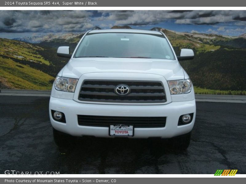 Super White / Black 2014 Toyota Sequoia SR5 4x4