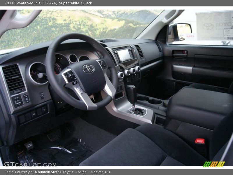  2014 Sequoia SR5 4x4 Black Interior
