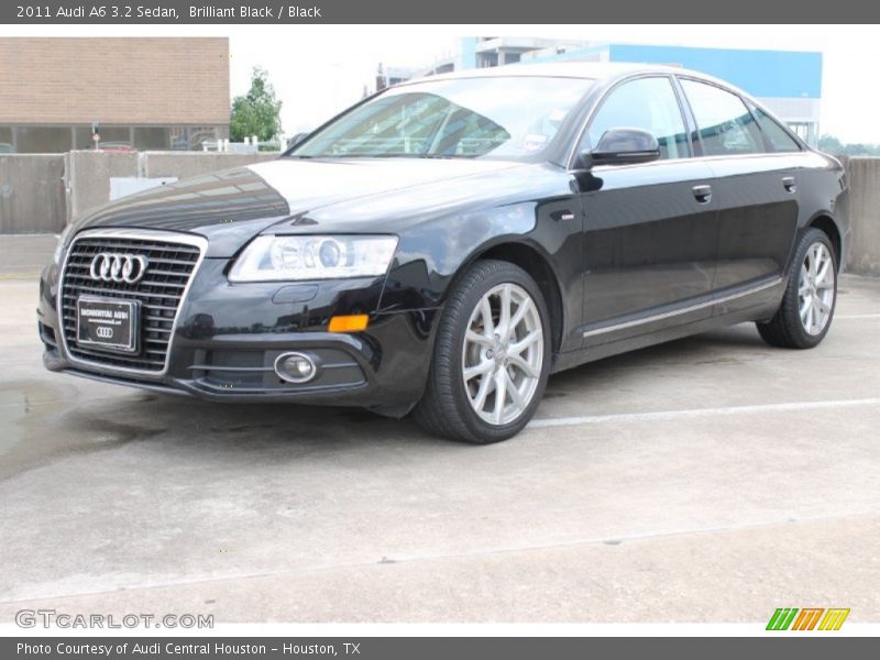 Brilliant Black / Black 2011 Audi A6 3.2 Sedan