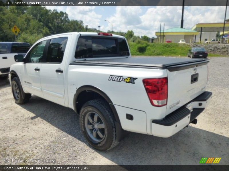 Glacier White / Charcoal 2013 Nissan Titan Pro-4X Crew Cab 4x4