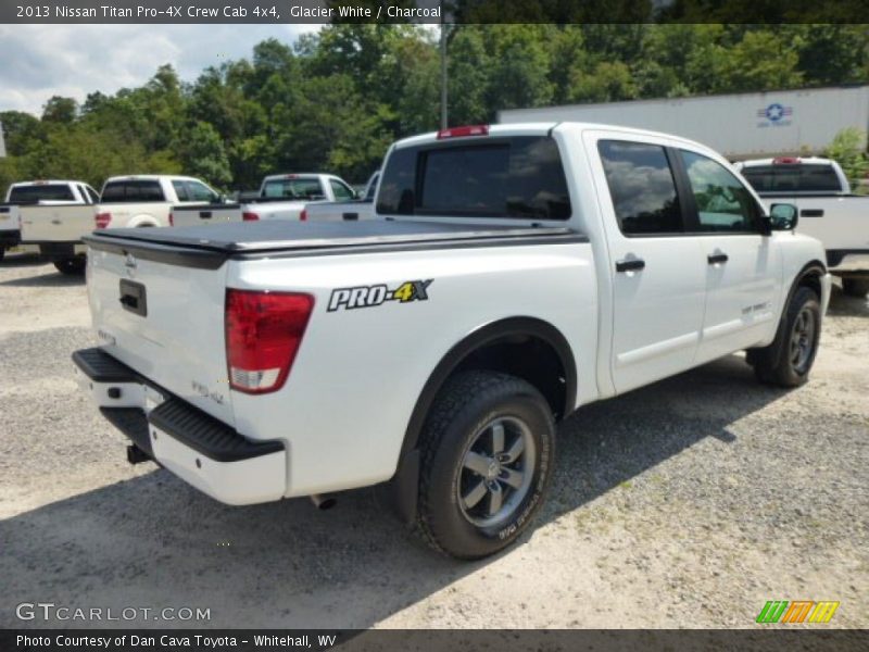 Glacier White / Charcoal 2013 Nissan Titan Pro-4X Crew Cab 4x4