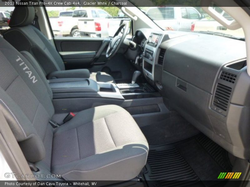 Glacier White / Charcoal 2013 Nissan Titan Pro-4X Crew Cab 4x4
