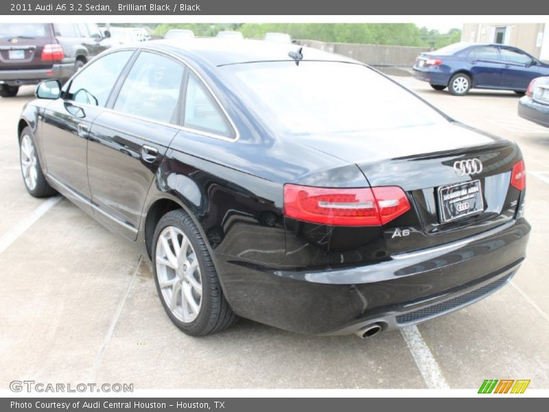 Brilliant Black / Black 2011 Audi A6 3.2 Sedan