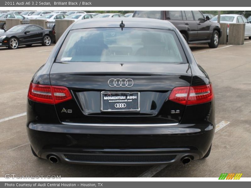 Brilliant Black / Black 2011 Audi A6 3.2 Sedan