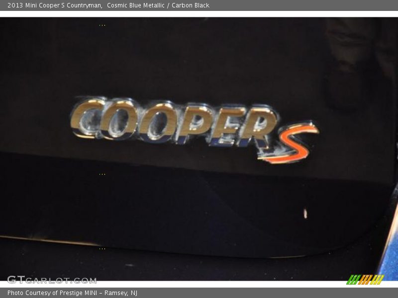 Cosmic Blue Metallic / Carbon Black 2013 Mini Cooper S Countryman