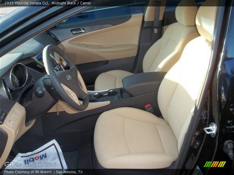 Midnight Black / Camel 2013 Hyundai Sonata GLS