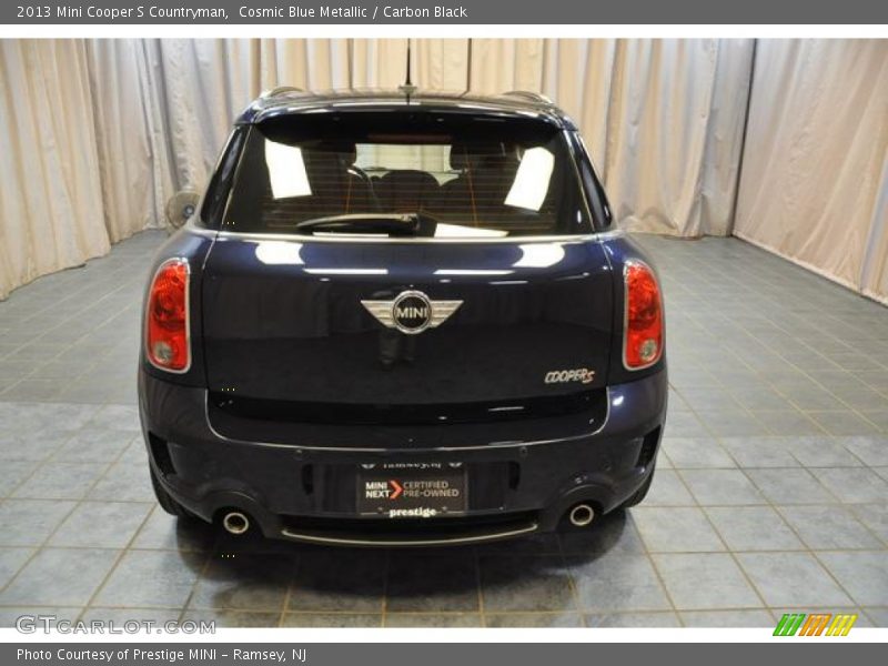 Cosmic Blue Metallic / Carbon Black 2013 Mini Cooper S Countryman