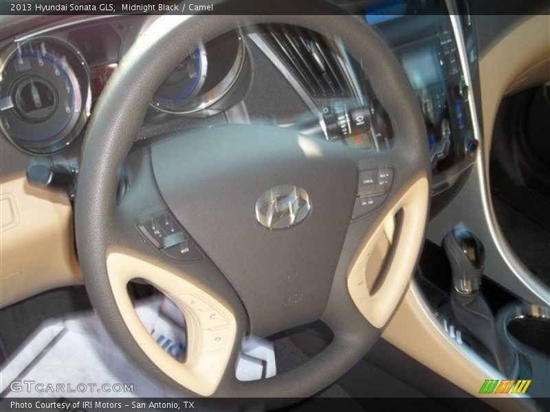 Midnight Black / Camel 2013 Hyundai Sonata GLS