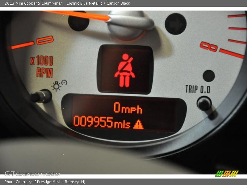 Cosmic Blue Metallic / Carbon Black 2013 Mini Cooper S Countryman