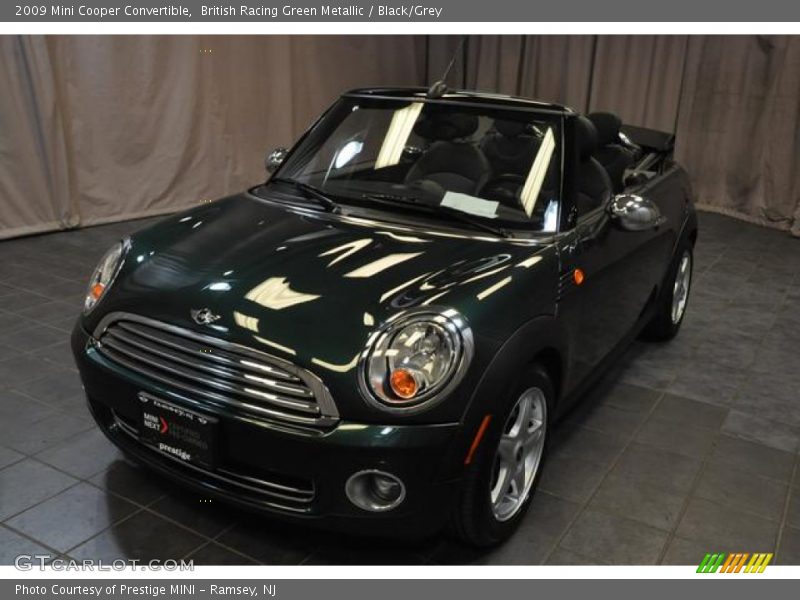 British Racing Green Metallic / Black/Grey 2009 Mini Cooper Convertible