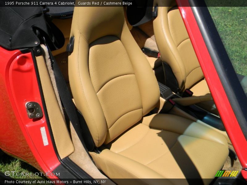 Guards Red / Cashmere Beige 1995 Porsche 911 Carrera 4 Cabriolet