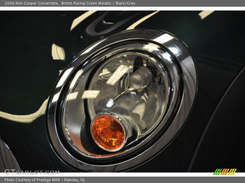 British Racing Green Metallic / Black/Grey 2009 Mini Cooper Convertible