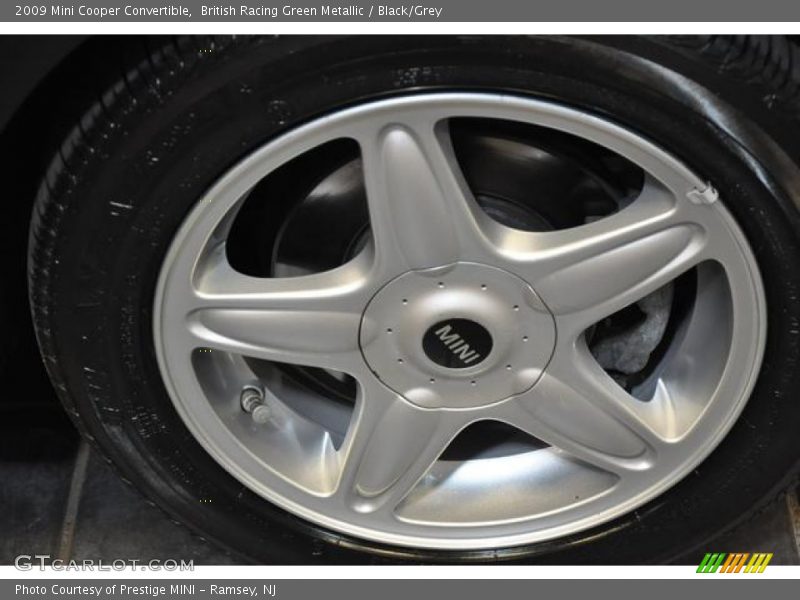 British Racing Green Metallic / Black/Grey 2009 Mini Cooper Convertible