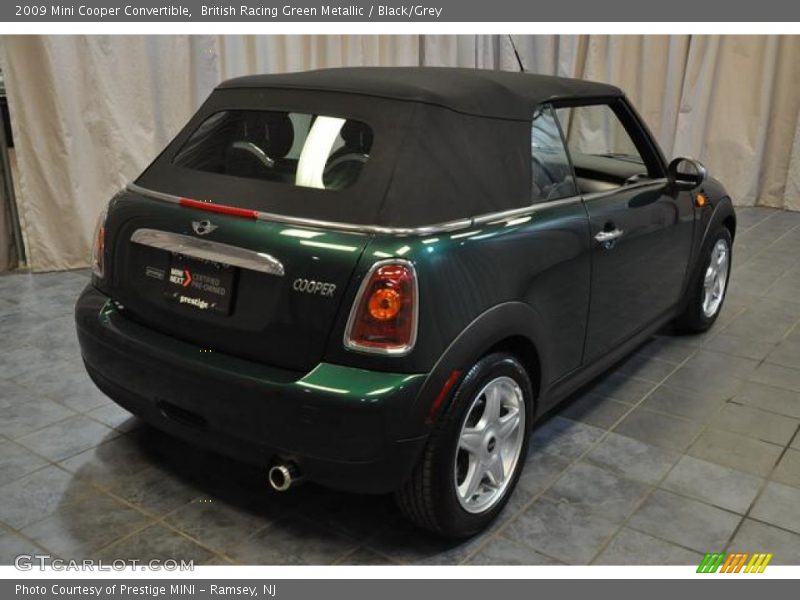 British Racing Green Metallic / Black/Grey 2009 Mini Cooper Convertible