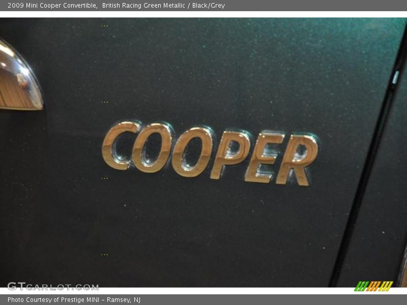 British Racing Green Metallic / Black/Grey 2009 Mini Cooper Convertible