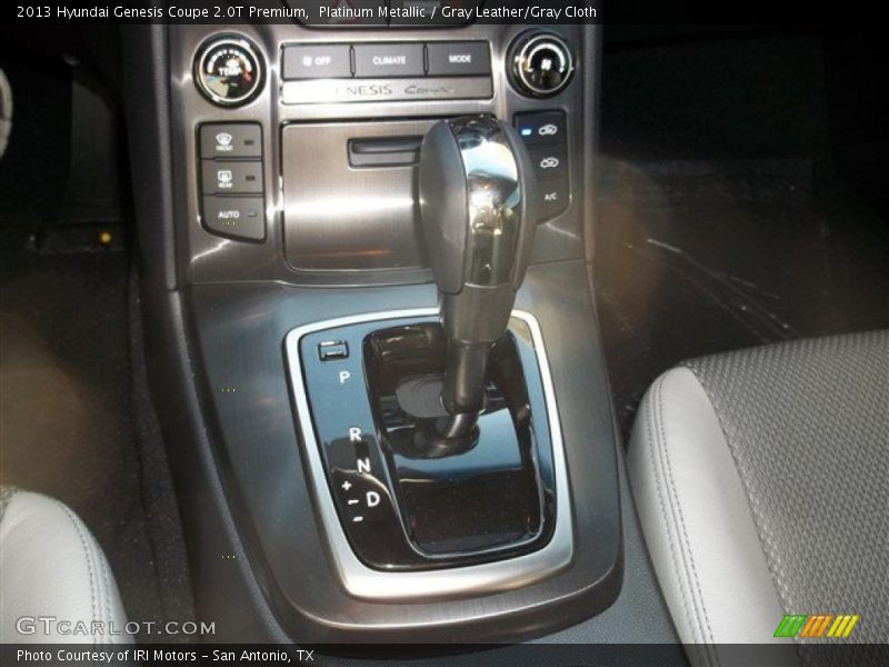 Platinum Metallic / Gray Leather/Gray Cloth 2013 Hyundai Genesis Coupe 2.0T Premium