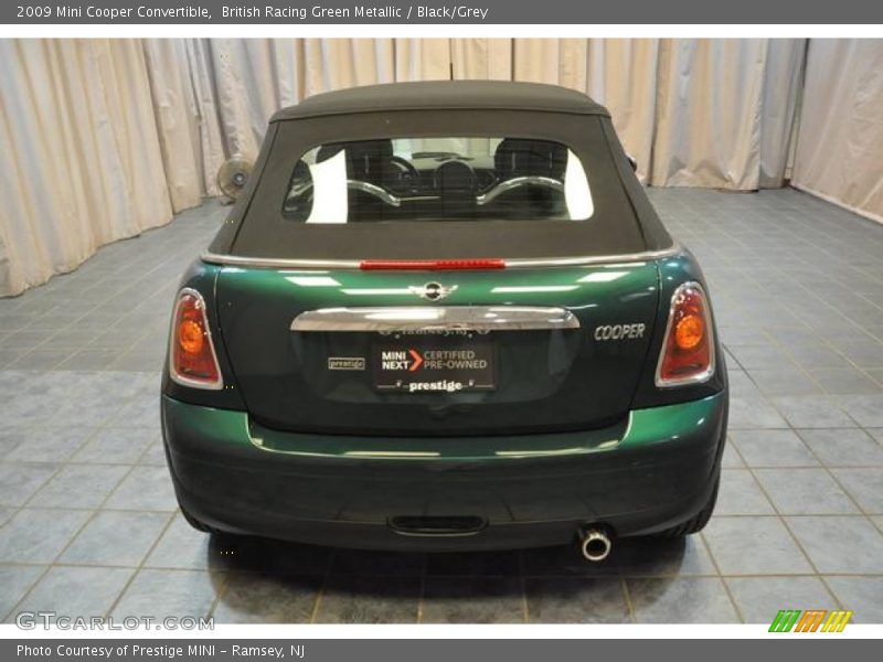 British Racing Green Metallic / Black/Grey 2009 Mini Cooper Convertible