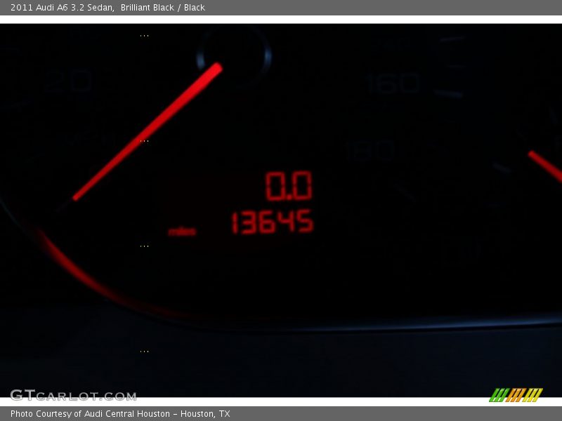 Brilliant Black / Black 2011 Audi A6 3.2 Sedan