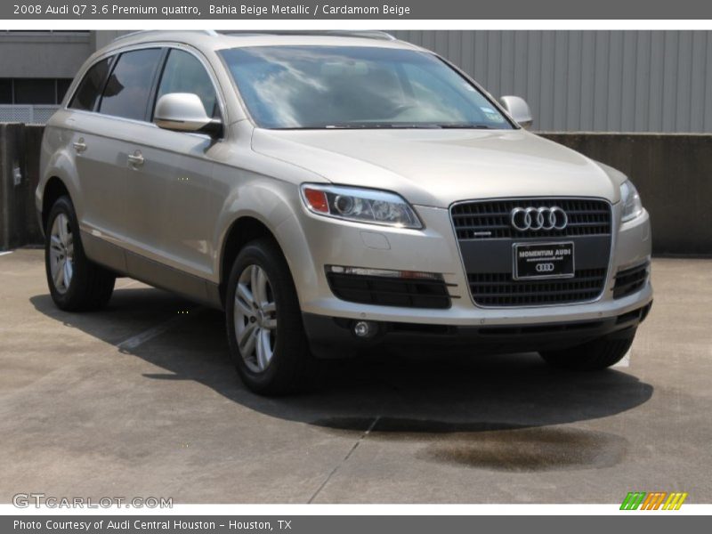 Bahia Beige Metallic / Cardamom Beige 2008 Audi Q7 3.6 Premium quattro
