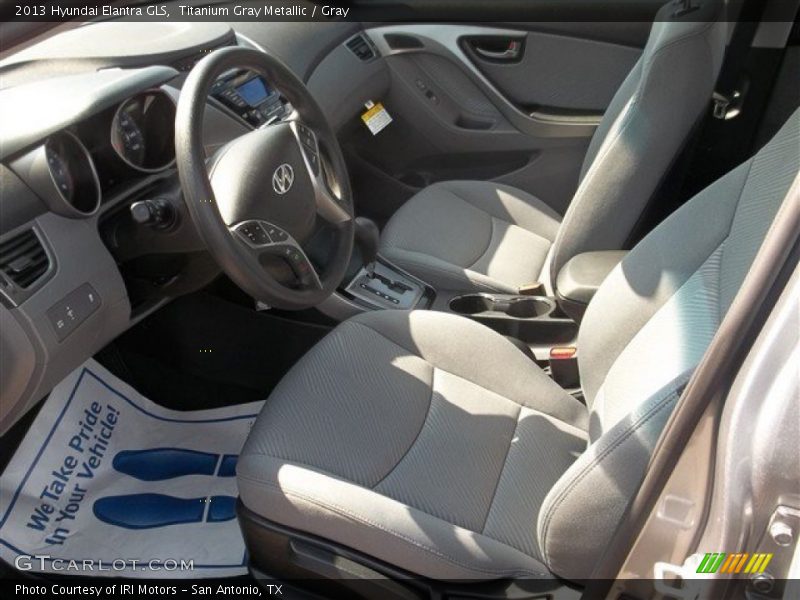 Titanium Gray Metallic / Gray 2013 Hyundai Elantra GLS