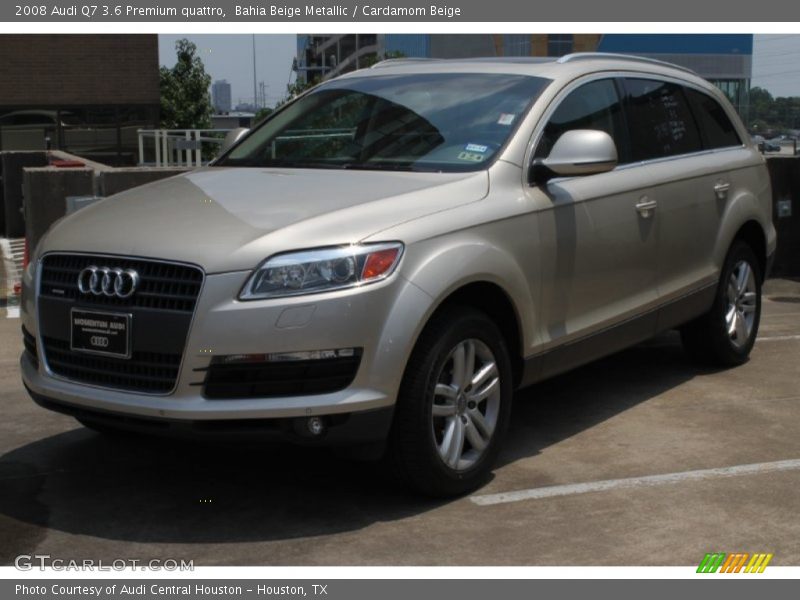 Bahia Beige Metallic / Cardamom Beige 2008 Audi Q7 3.6 Premium quattro