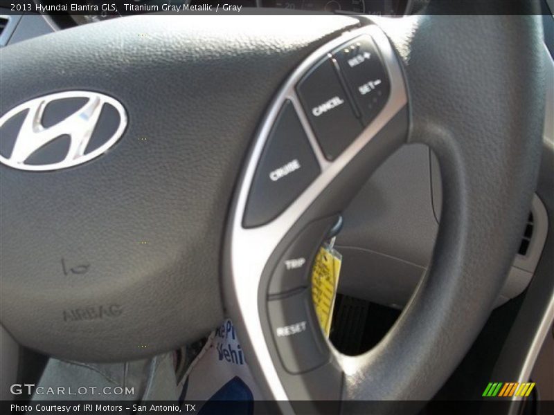 Titanium Gray Metallic / Gray 2013 Hyundai Elantra GLS