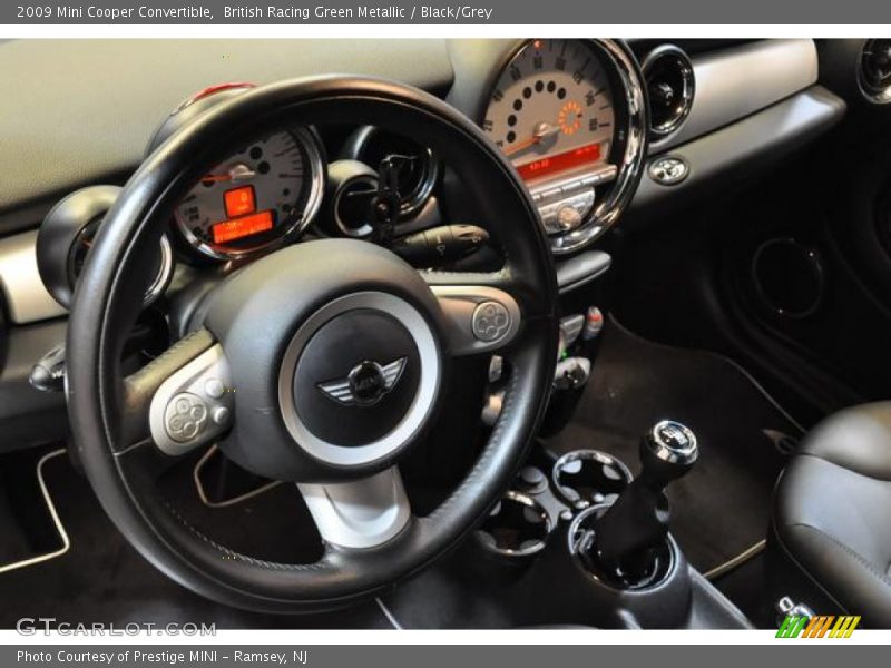 British Racing Green Metallic / Black/Grey 2009 Mini Cooper Convertible