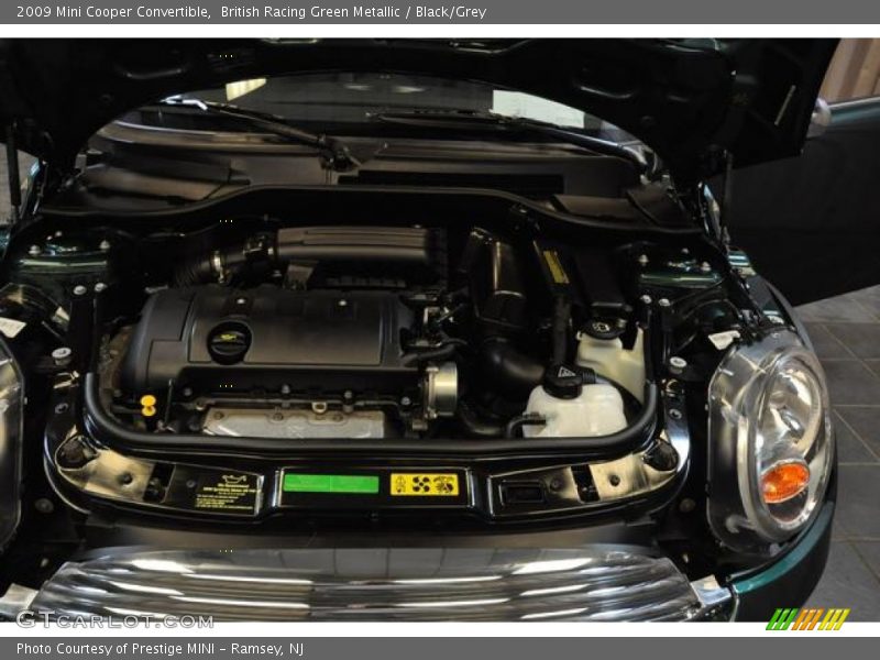 British Racing Green Metallic / Black/Grey 2009 Mini Cooper Convertible