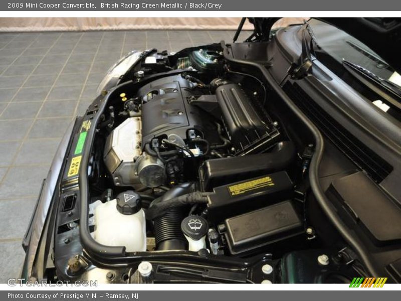 British Racing Green Metallic / Black/Grey 2009 Mini Cooper Convertible