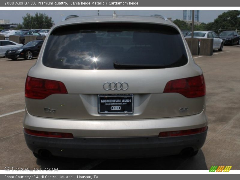 Bahia Beige Metallic / Cardamom Beige 2008 Audi Q7 3.6 Premium quattro