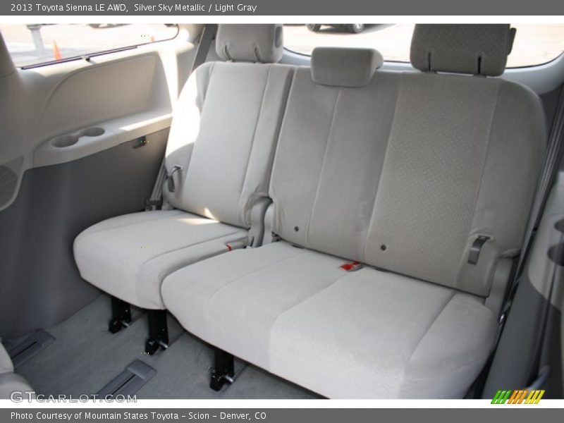 Silver Sky Metallic / Light Gray 2013 Toyota Sienna LE AWD