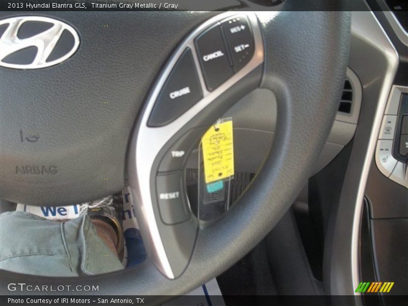 Titanium Gray Metallic / Gray 2013 Hyundai Elantra GLS