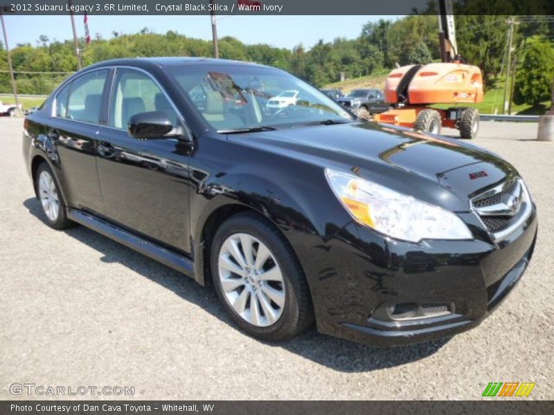 Crystal Black Silica / Warm Ivory 2012 Subaru Legacy 3.6R Limited