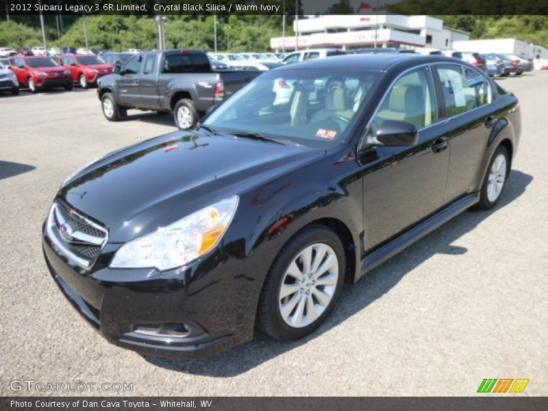 Crystal Black Silica / Warm Ivory 2012 Subaru Legacy 3.6R Limited