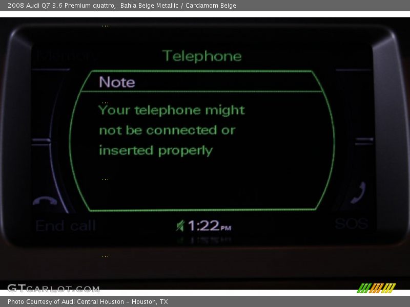 Bahia Beige Metallic / Cardamom Beige 2008 Audi Q7 3.6 Premium quattro