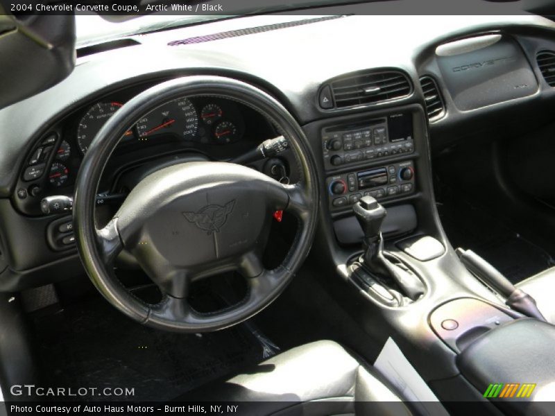 Arctic White / Black 2004 Chevrolet Corvette Coupe