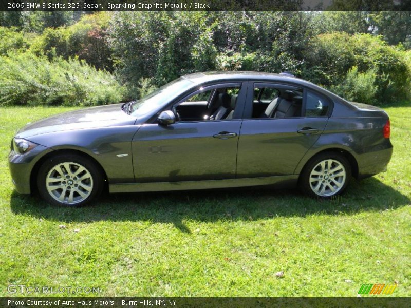 Sparkling Graphite Metallic / Black 2006 BMW 3 Series 325i Sedan