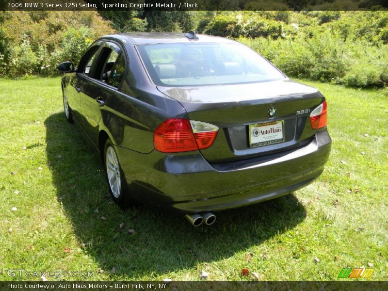 Sparkling Graphite Metallic / Black 2006 BMW 3 Series 325i Sedan