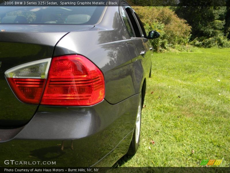 Sparkling Graphite Metallic / Black 2006 BMW 3 Series 325i Sedan