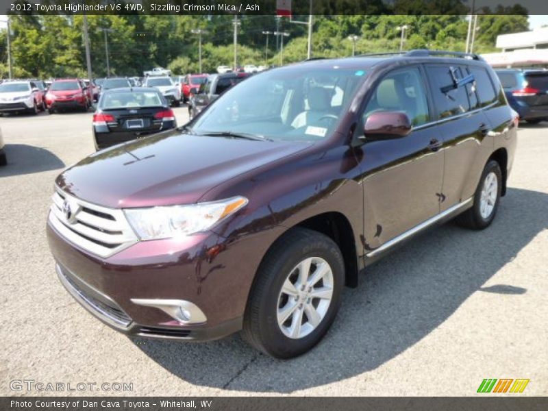 Sizzling Crimson Mica / Ash 2012 Toyota Highlander V6 4WD