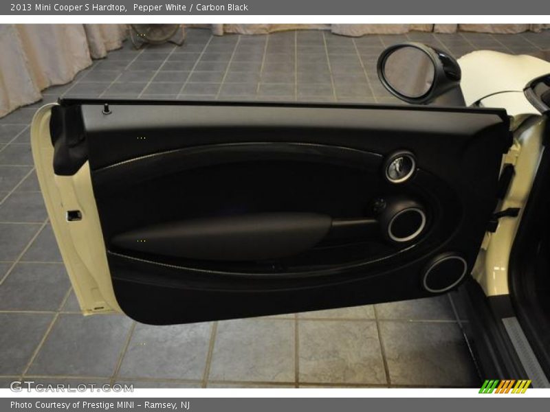 Pepper White / Carbon Black 2013 Mini Cooper S Hardtop