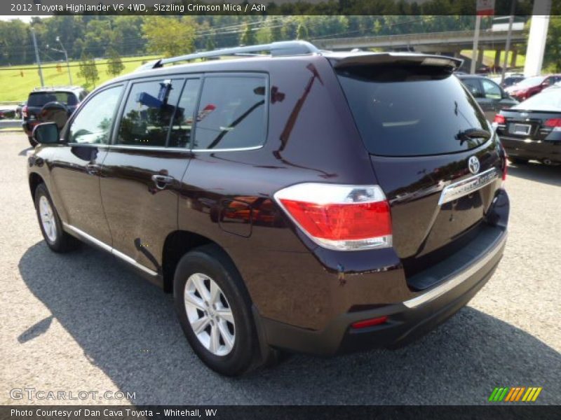 Sizzling Crimson Mica / Ash 2012 Toyota Highlander V6 4WD