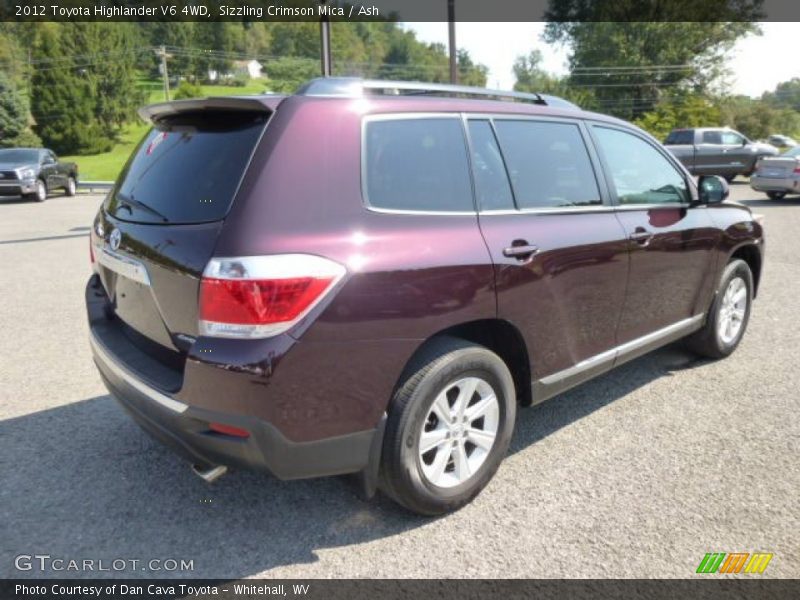 Sizzling Crimson Mica / Ash 2012 Toyota Highlander V6 4WD