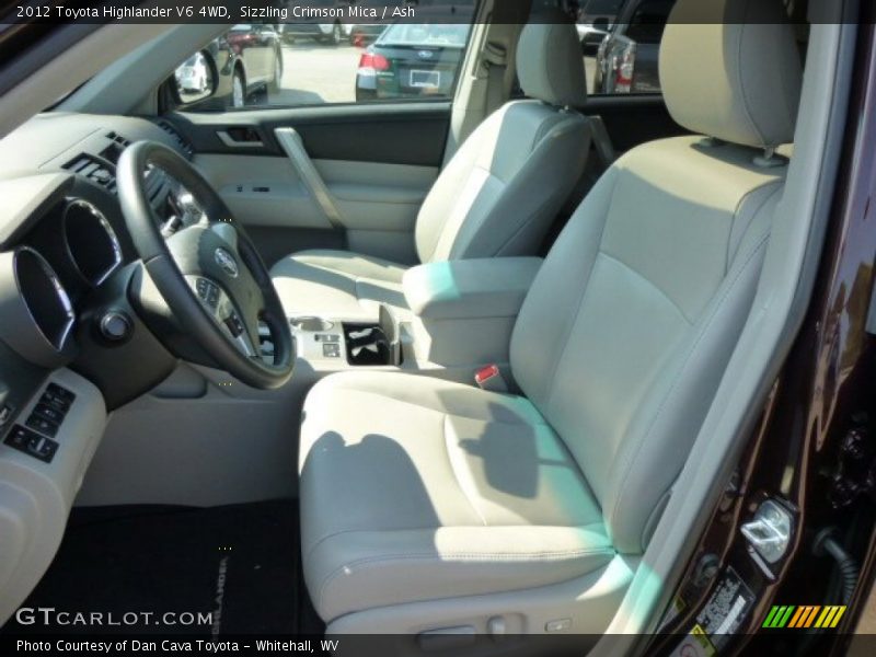 Sizzling Crimson Mica / Ash 2012 Toyota Highlander V6 4WD