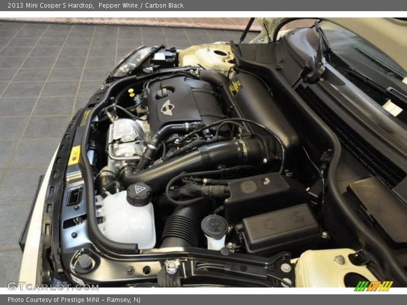 Pepper White / Carbon Black 2013 Mini Cooper S Hardtop