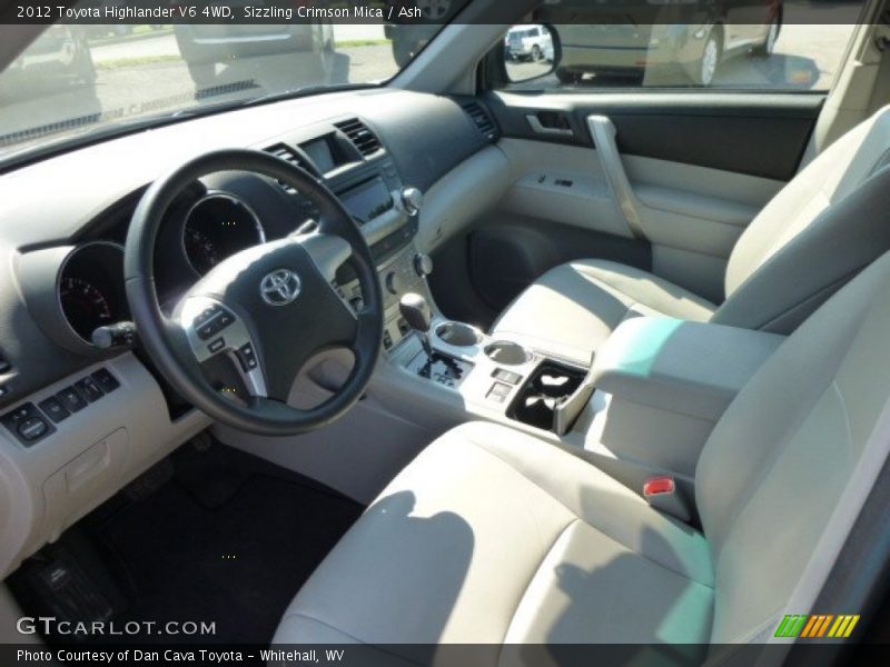 Sizzling Crimson Mica / Ash 2012 Toyota Highlander V6 4WD